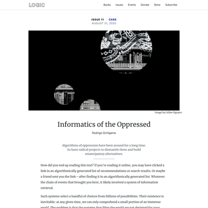 Informatics of the Oppressed