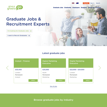 Give A Grad A Go | The UK’s Top Graduate Recruitment Agency