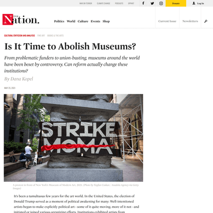 Is It Time to Abolish Museums? | The Nation