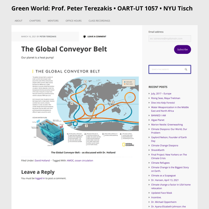 The Global Conveyor Belt