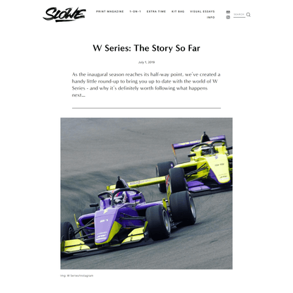 W Series: The Story So Far — %