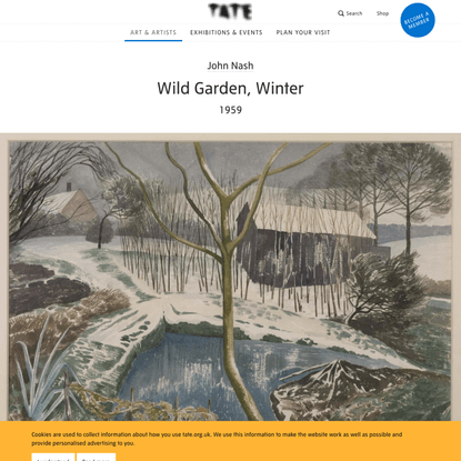 ‘Wild Garden, Winter’, John Nash, 1959 | Tate