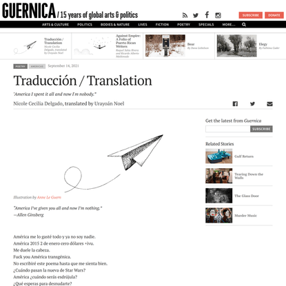 Traducción / Translation – Guernica