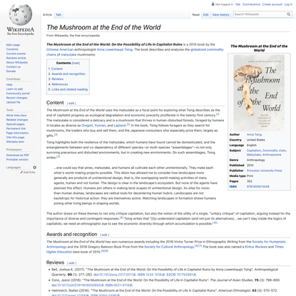 The Mushroom at the End of the World - Wikipedia