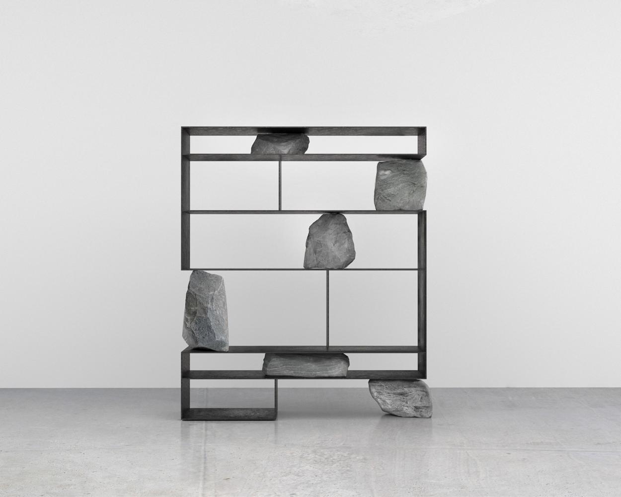 Lee Sisan, Proportions of Stone_Shelf 01, 2018