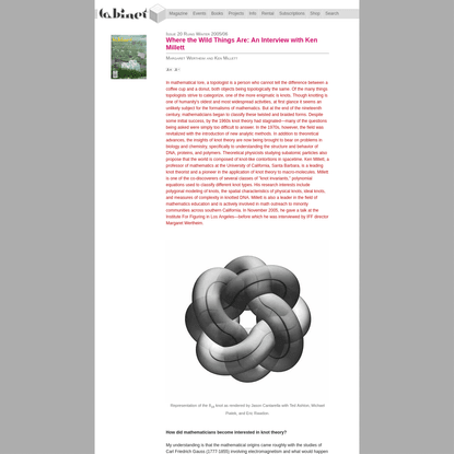 CABINET // Where the Wild Things Are: An Interview with Ken Millett