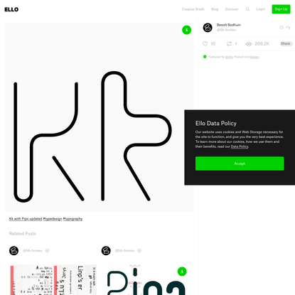 Kk Pipo updated - typedesign, typography - bb-bureau | ello