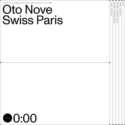 Oto Nove Swiss Paris