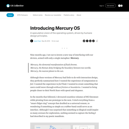 Introducing Mercury OS