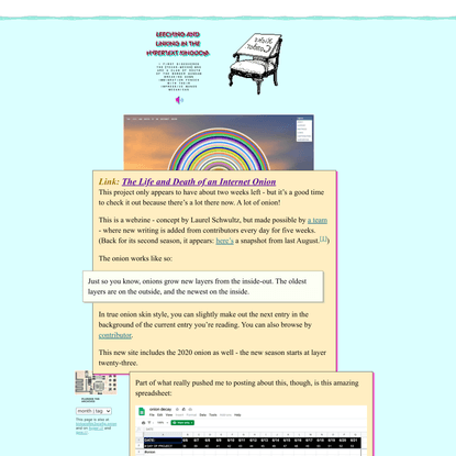 The Life and Death of an Internet Onion