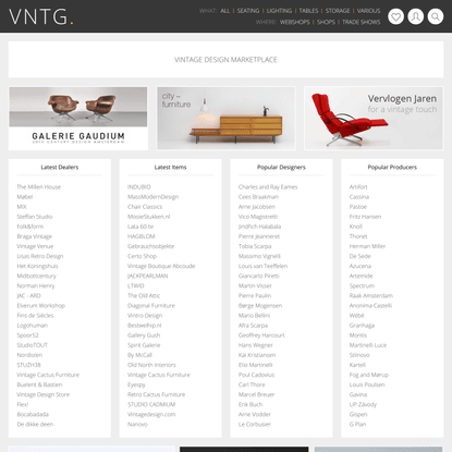 VNTG: Vintage design marketplace