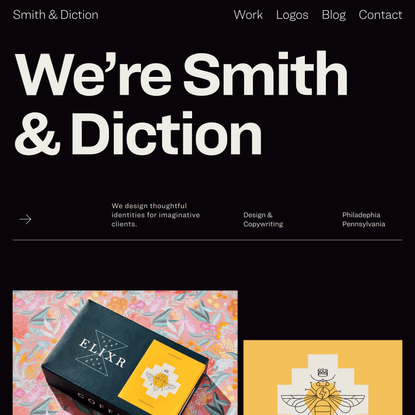 Smith &amp; Diction — Branding