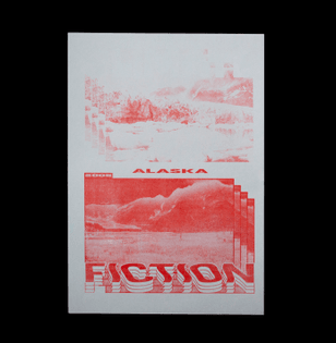 [risograph] Climate Fiction (red)
