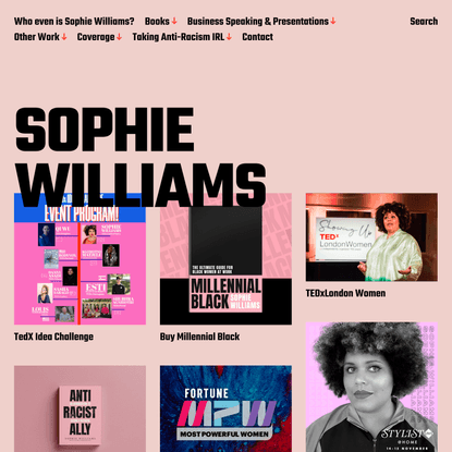 SOPHIE WILLIAMS – Author – Millennial Black