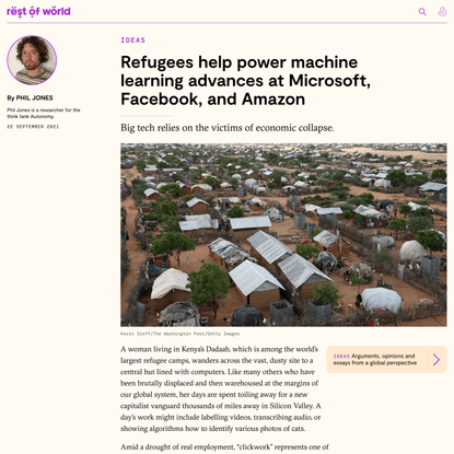 Ideas | Refugees help power machine learning advances at Microsoft, Facebook, and Amazon