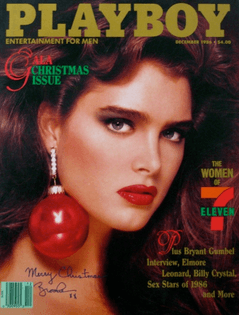 playboy december 1986 cover