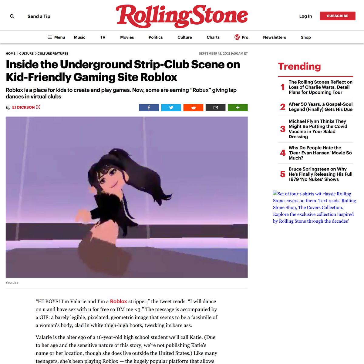 Inside the Underground Strip-Club Scene on Kid-Friendly Gaming Site Roblox  | Are.na