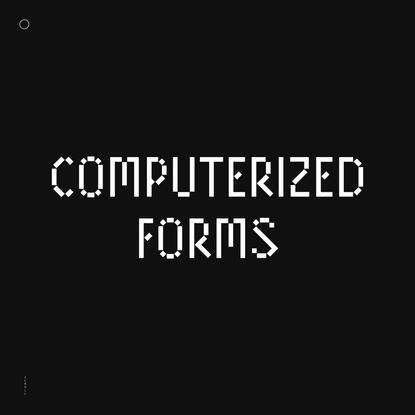 Computerized Forms