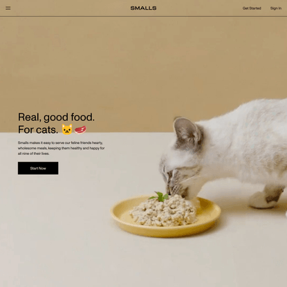 Smalls: Real Food for Cats