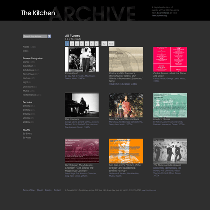 The Kitchen Archive