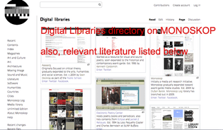 📙 Digital Libraries list on MONOSKOP