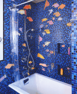 'Aquarium Bathroom' by Arnold Mammarella (ynl)