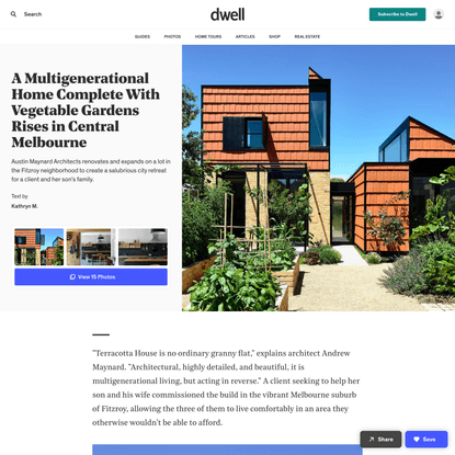 Terracotta House by Austin Maynard Architects