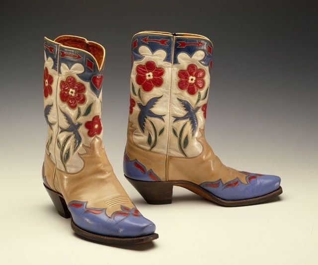 Gene Autry’s favorite pair of boots, custom made in the 1930s. Autry Museum.