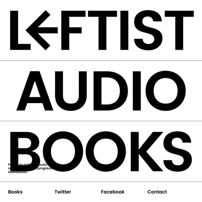 Leftist Audiobooks