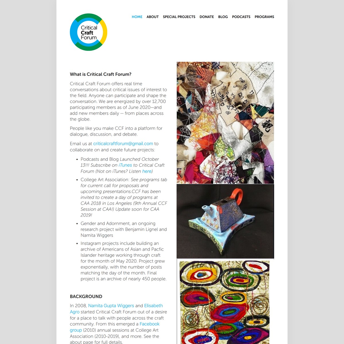 Critical Craft Forum — Are.na