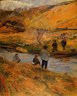 Breton Fisherman, 1888, Paul Gauguin