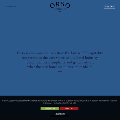 Orso - Hotel Group - Hotels in Paris