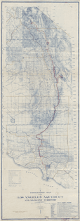 Topographic map of the Los Angeles aqueduct and adjacent territory