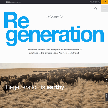 Welcome to Regeneration | Project Regeneration