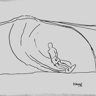 A new sketching. Single fin soul in the bowl.