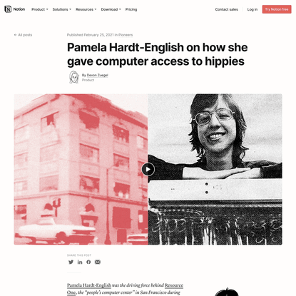 Pamela Hardt‑English on how she gave computer access to hippies