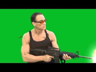 Jean Claude Van Damme - Green screen footage *download*