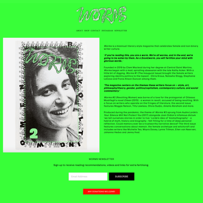 ABOUT — Worms Magazine