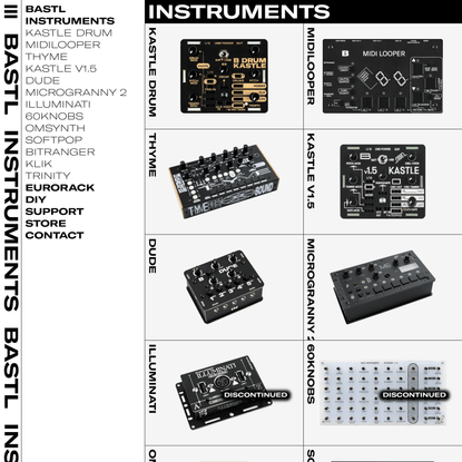 Instruments | Bastl Instruments