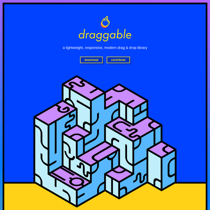 Draggable JS - JavaScript drag and drop library