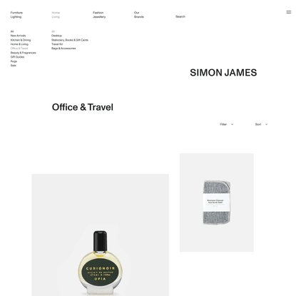 Office &amp; Travel | Simon James Design