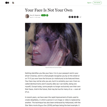 Your Face Is Not Your Own