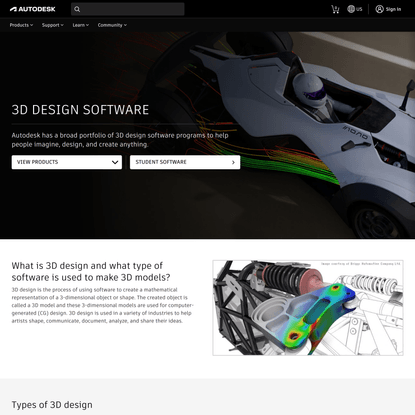 3D Design Software | Tools &amp; Free Resources | Autodesk