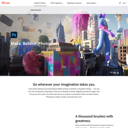 Official Adobe Photoshop | Photo &amp; Design Software