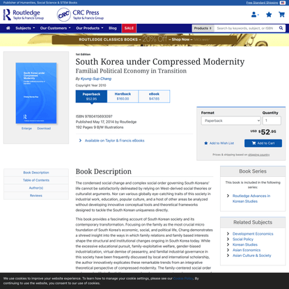 South Korea under Compressed Modernity: Familial Political Economy in Transition
