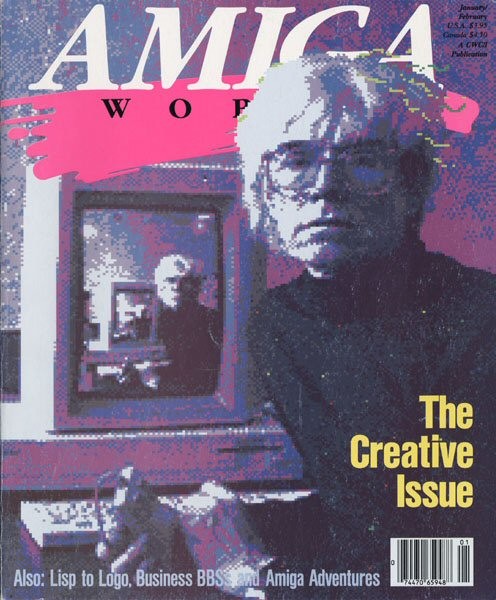 Andy Warhol Amiga World Cover
