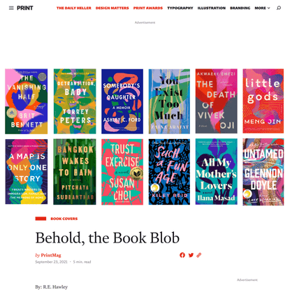 Behold, the Book Blob – PRINT Magazine