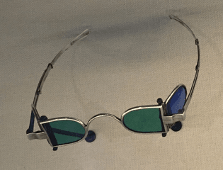 Glasses belonging to the Mormon preacher Hyrum Smith, 1844
