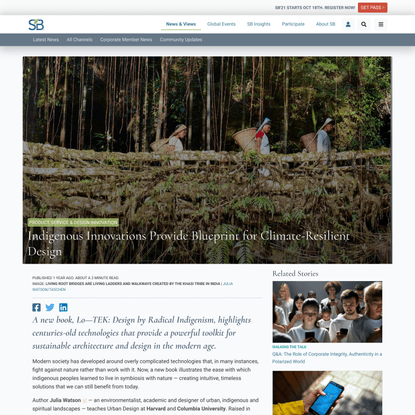 Indigenous Innovations Provide Blueprint for Climate-Resilient Design