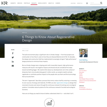6 Things to Know About Regenerative Design